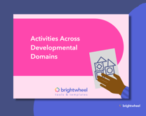 Download our free Activities Across Developmental Domains template