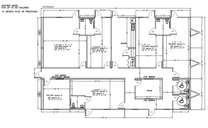 child care center floor plan Brightwheel large daycare floor plan_Manufactured Homes