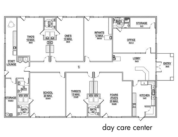 child care center floor plan Brightwheel large daycare floor plan_Silver Point