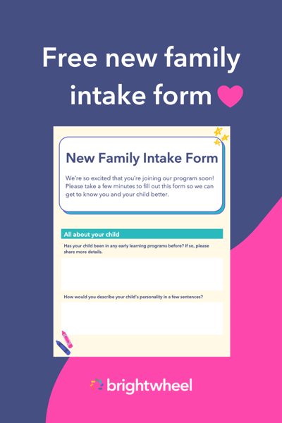 New Family Intake Form