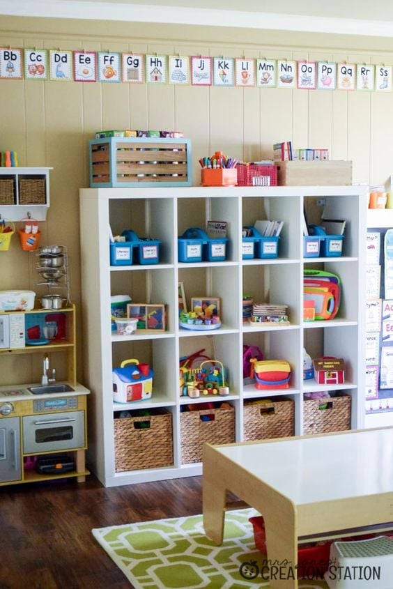 Storage Cubbies for Classroom, Daycare, Playroom and Kid's Bedrooms