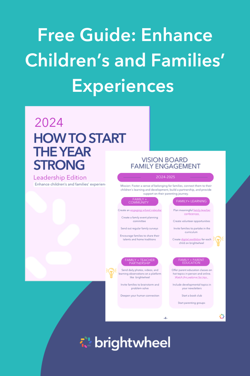 Download the free guide: How to Start the Year Strong: Enhance Children's and Families' Experiences