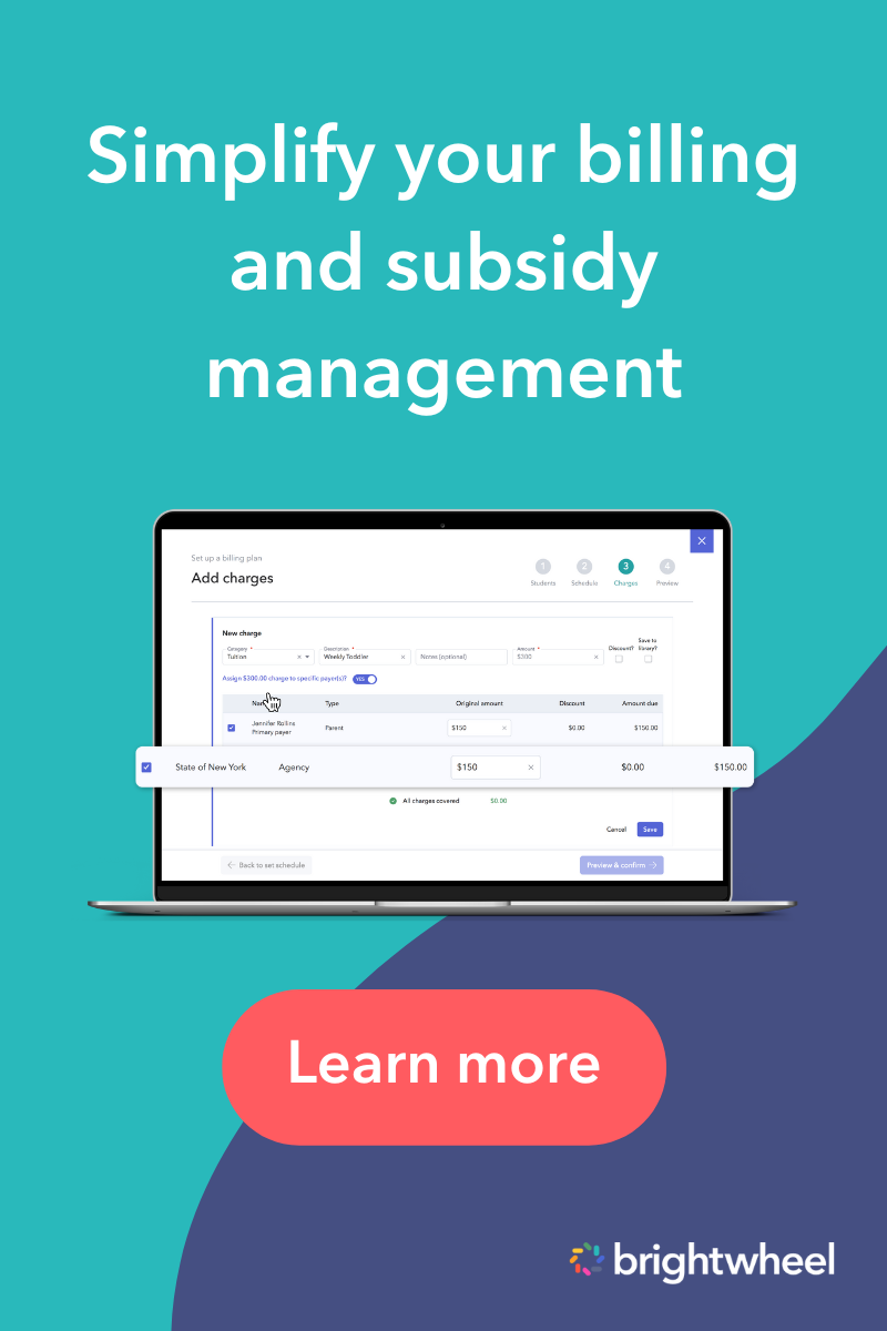 Simplify billing and subsidy management